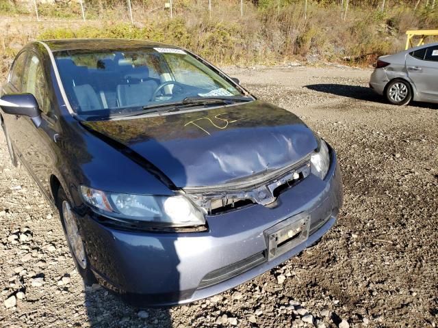 JHMFA36226S009974 - 2006 HONDA CIVIC HYBR GRAY photo 9