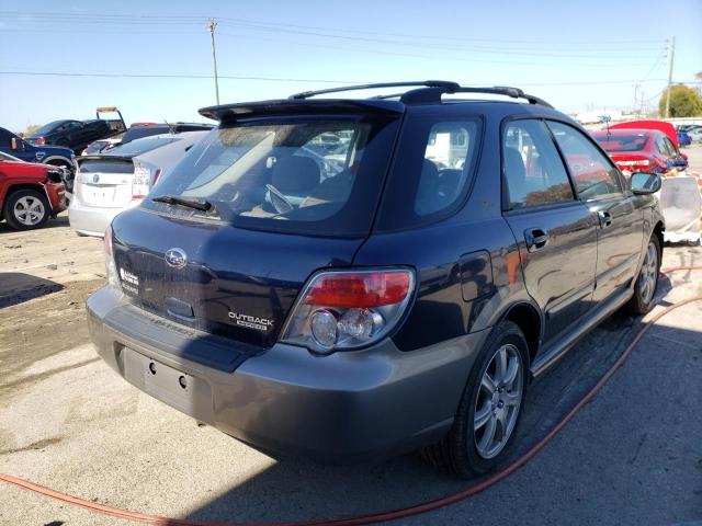 JF1GG68676G814741 - 2006 SUBARU IMPREZA OU BLUE photo 4