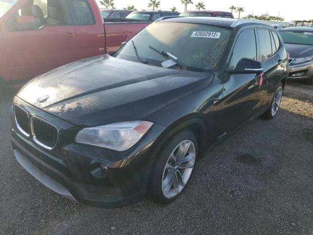 WBAVM5C52EVV92832 - 2014 BMW X1 XDRIVE3 BLACK photo 2