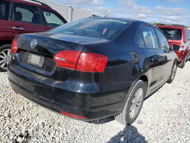 3VW2K7AJ4DM210264 - 2013 VOLKSWAGEN JETTA BASE BLACK photo 4