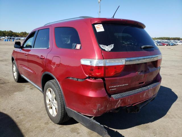 1C4RDJAG7DC653880 - 2013 DODGE DURANGO SX RED photo 3