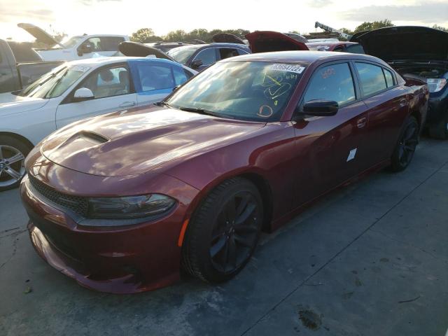 2C3CDXHGXMH648205 - 2021 DODGE CHARGER GT RED photo 2