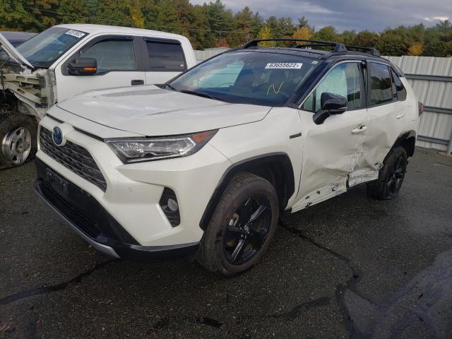 4T3E6RFV4MU012195 - 2021 TOYOTA RAV4 XSE WHITE photo 2