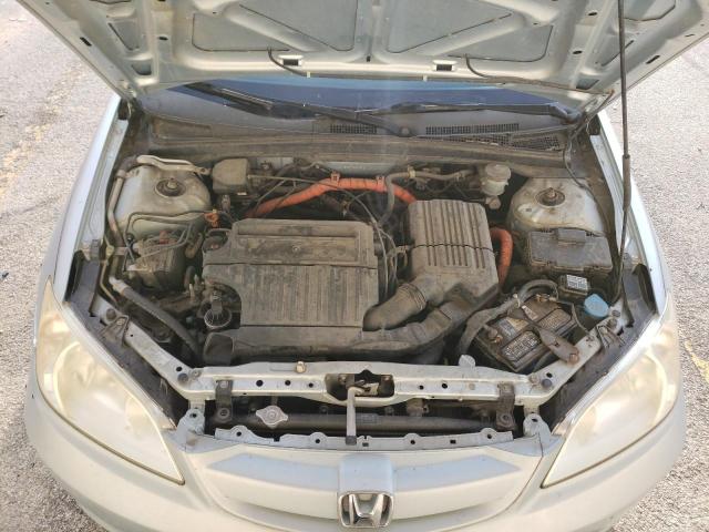 JHMES96645S023520 - 2005 HONDA CIVIC HYBR BLUE photo 7