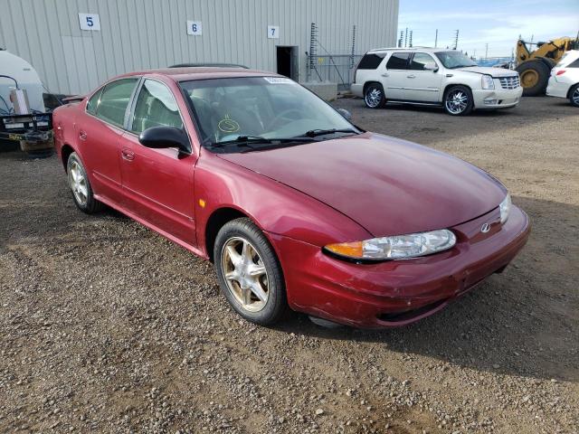 1G3NL52E24C230663 - 2004 OLDSMOBILE ALERO GL BURGUNDY photo 1