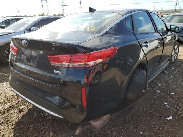 KNAGT4LE9H5013216 - 2017 KIA OPTIMA HYB BLACK photo 4