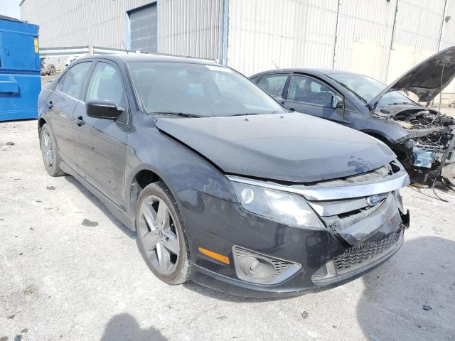 3FAHP0KC4BR159943 - 2011 FORD FUSION SPO BLACK photo 1