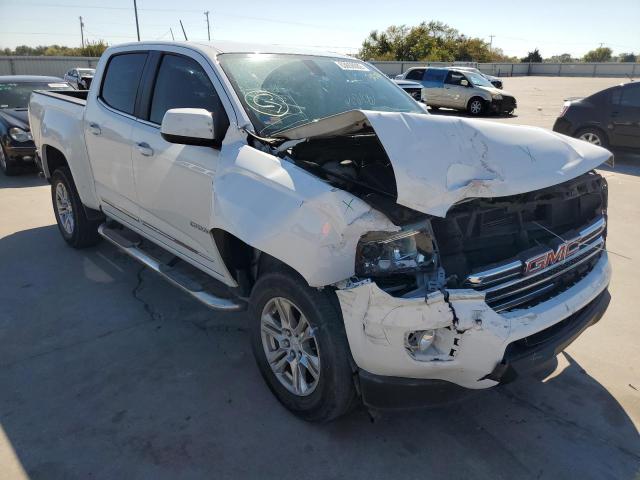 1GTG5CEN2K1302862 - 2019 GMC CANYON SLE WHITE photo 1