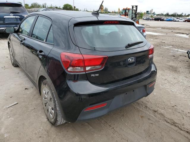 3KPA25AB5JE058867 - 2018 KIA RIO LX BLACK photo 3