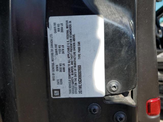 2G1WL15CX69307693 - 2006 CHEVROLET MONTE CARL 黑色 照片 10