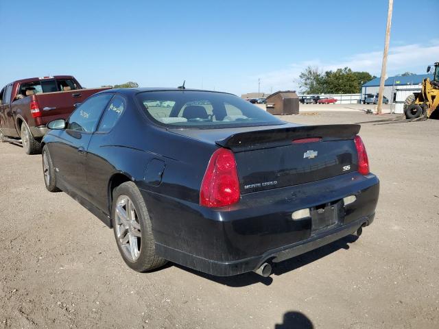 2G1WL15CX69307693 - 2006 CHEVROLET MONTE CARL 黑色 照片 3