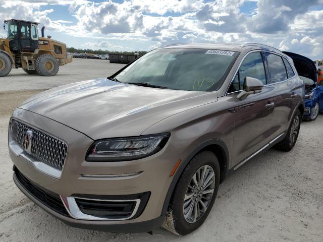 2LMPJ6K90KBL13352 - 2019 LINCOLN NAUTILUS S BEIGE photo 2