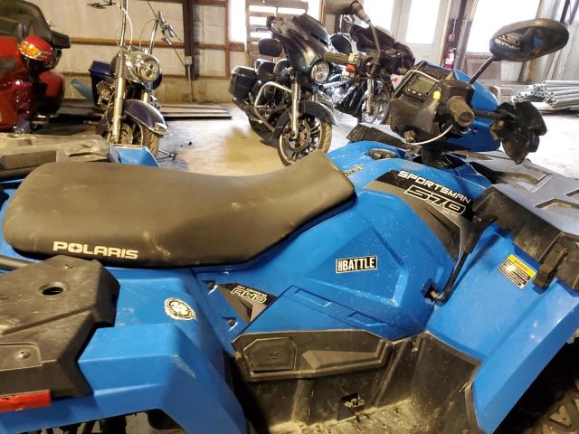 4XASEE577KA623634 - 2019 POLARIS SPORTSMAN BLUE photo 5