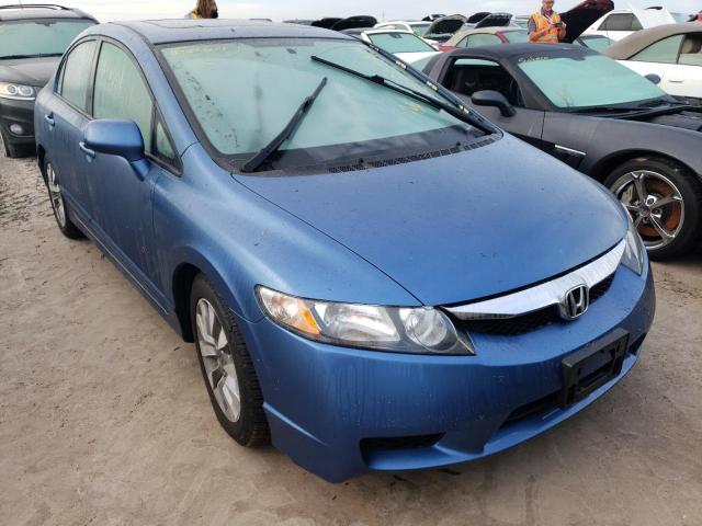 19XFA1F90AE009244 - 2010 HONDA CIVIC EXL Mavi foto 1