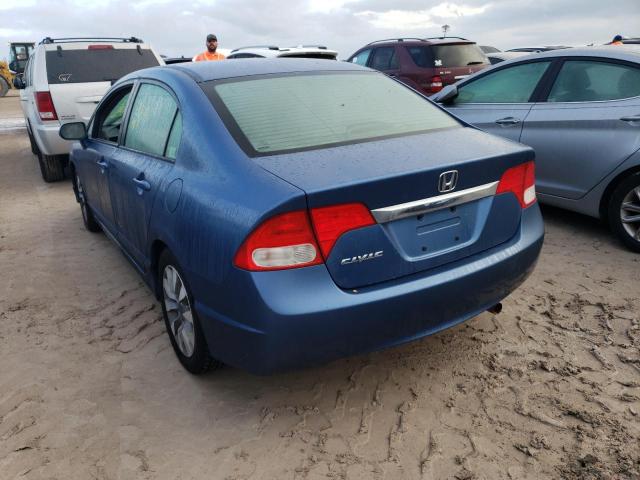 19XFA1F90AE009244 - 2010 HONDA CIVIC EXL Mavi foto 3