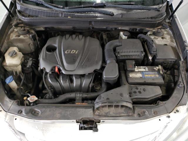 5NPEB4AC2BH261202 - 2011 HYUNDAI SONATA GLS SILVER photo 7