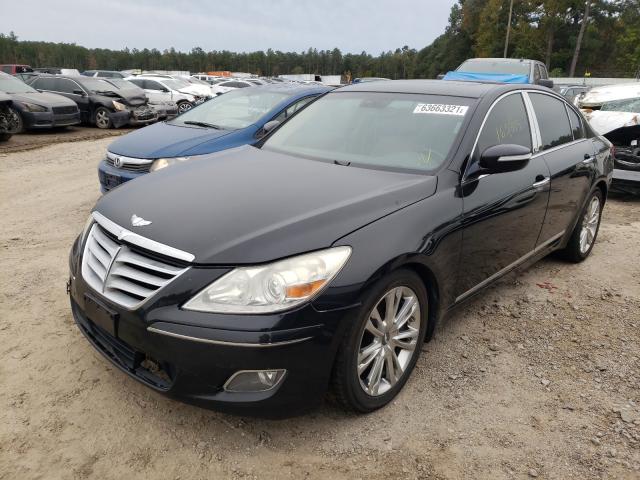 KMHGC4DF7AU101151 - 2010 HYUNDAI GENESIS 4. BLACK photo 2