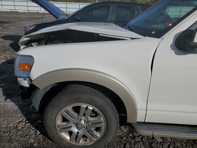 1FMEU7E87AUB16075 - 2010 FORD EXPLORER E WHITE photo 10