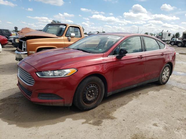 3FA6P0G72DR265989 - 2013 FORD FUSION S RED photo 2
