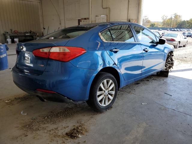 KNAFX4A8XF5359818 - 2015 KIA FORTE EX BLUE photo 4