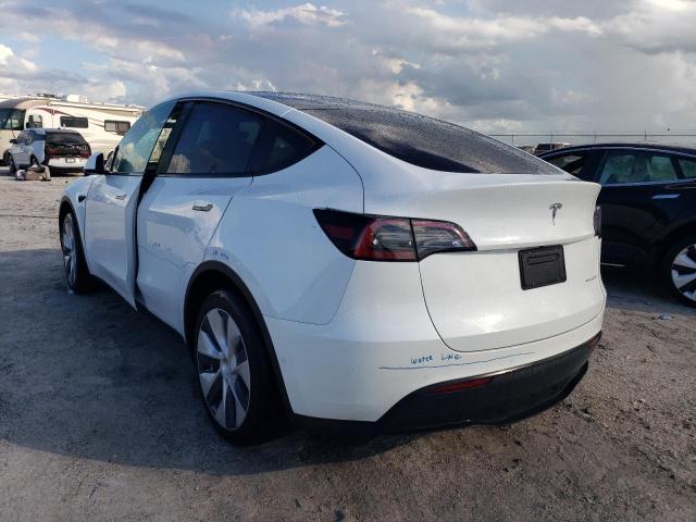 7SAYGDEE3NF324825 - 2022 TESLA MODEL Y Серебристый фото 3