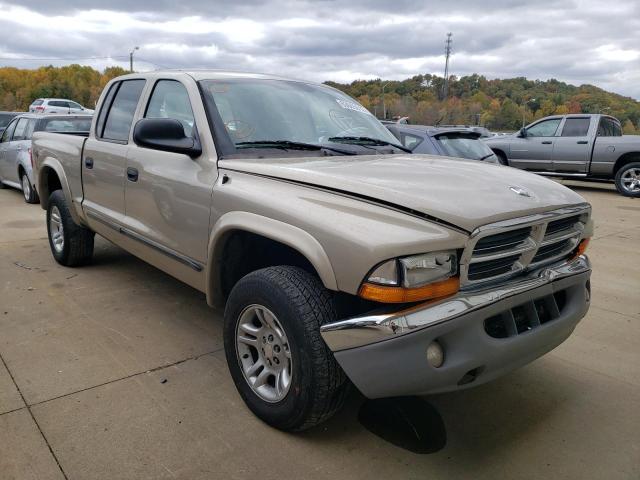 1D7HG48N03S196476 - 2003 DODGE DAKOTA QUA GOLD photo 1