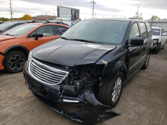 2C4RC1BG6FR589228 - 2015 CHRYSLER TOWN & COU BLACK photo 2