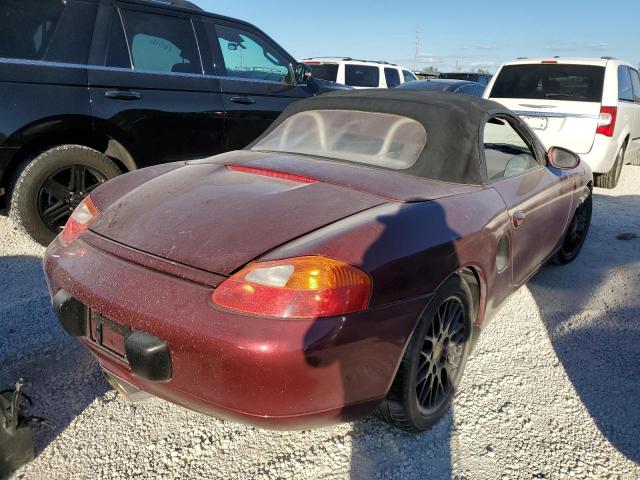 WP0CA2982XU629678 - 1999 PORSCHE BOXSTER BURGUNDY photo 4