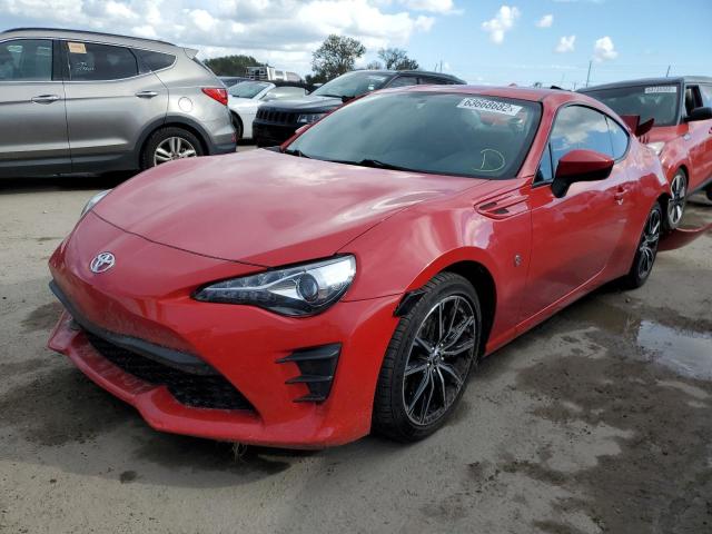 JF1ZNAA10H9704170 - 2017 TOYOTA 86 BASE RED photo 2