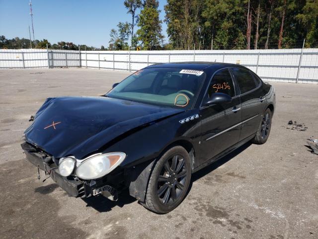 2G4WN58C081151780 - 2008 BUICK LACROSSE S BLACK photo 2