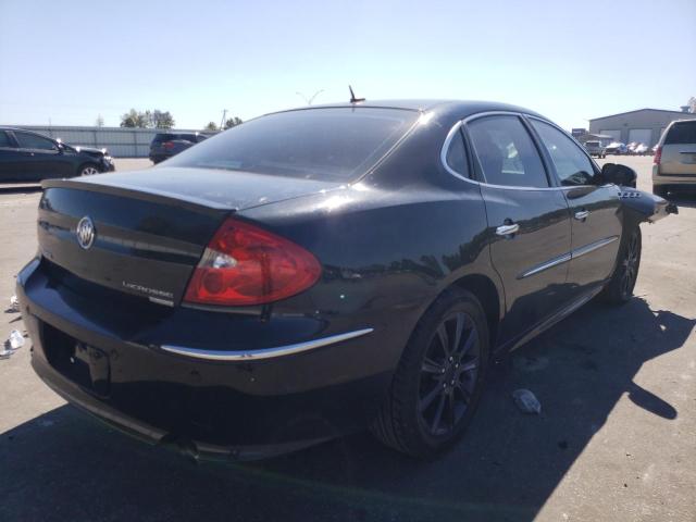 2G4WN58C081151780 - 2008 BUICK LACROSSE S BLACK photo 4