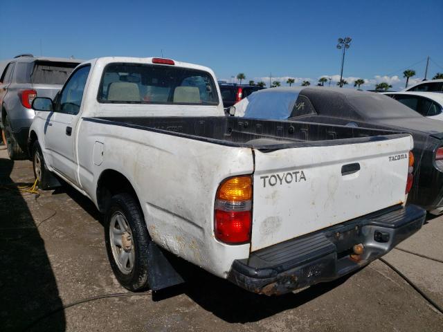 5TENL42N32Z097081 - 2002 TOYOTA TACOMA REG WHITE photo 3