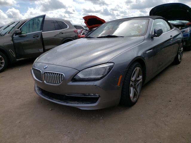 WBAYP1C58DDX00761 - 2013 BMW 650 XI SILVER photo 2