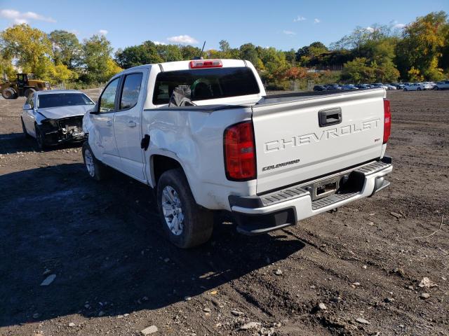 1GCGSCEN0M1131864 - 2021 CHEVROLET COLORADO L WHITE photo 3