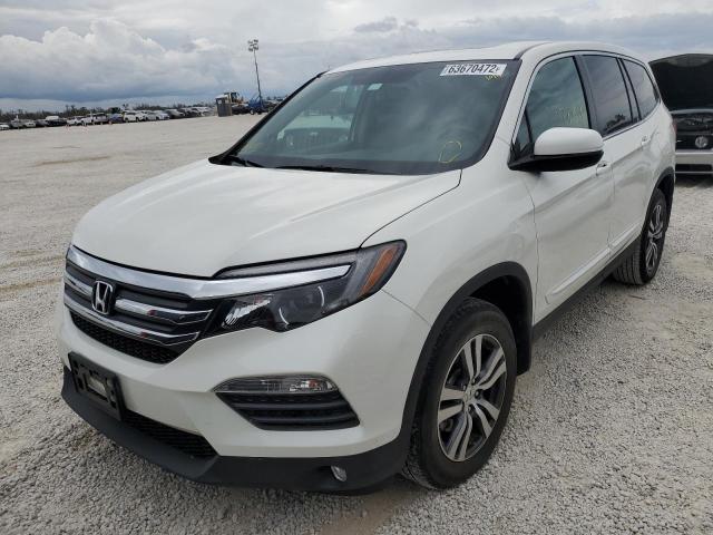 5FNYF6H78GB092637 - 2016 HONDA PILOT EXLN WHITE photo 2