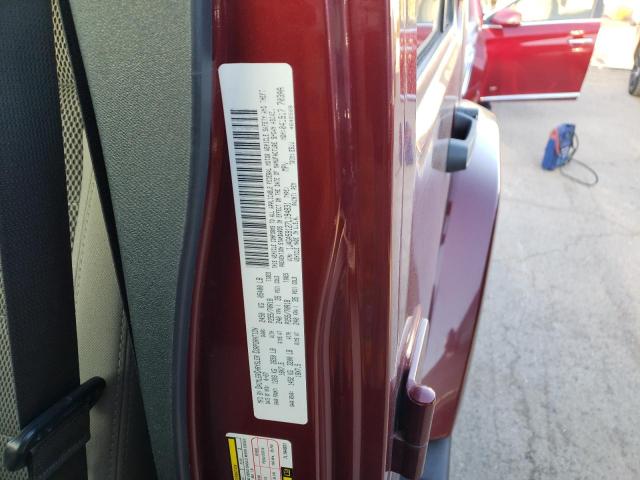 1J4GA59127L194831 - 2007 JEEP WRANGLER S ბურგუნდია ფოტო 10