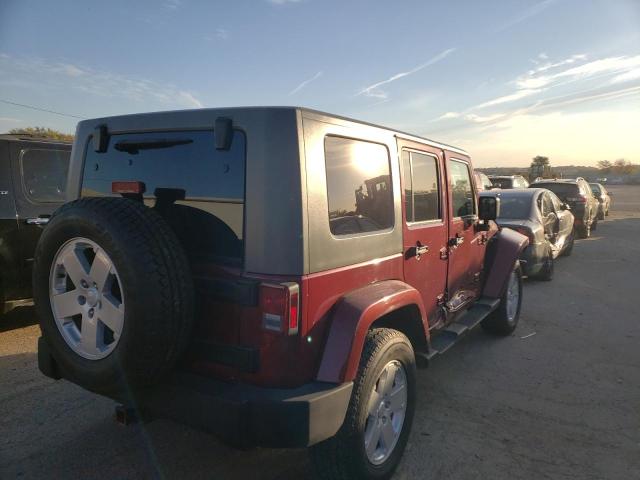 1J4GA59127L194831 - 2007 JEEP WRANGLER S ბურგუნდია ფოტო 4