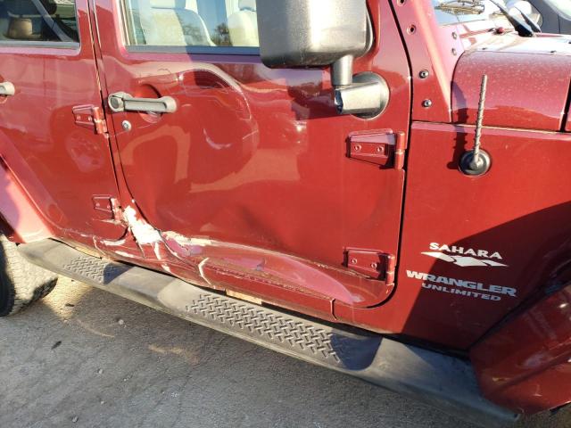 1J4GA59127L194831 - 2007 JEEP WRANGLER S ბურგუნდია ფოტო 9