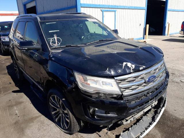 1FM5K7F88HGC34066 - 2017 FORD EXPLORER L BLACK photo 1