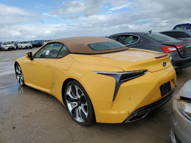 JTHKPAAY1MA103019 - 2021 LEXUS LC 500 YELLOW photo 3