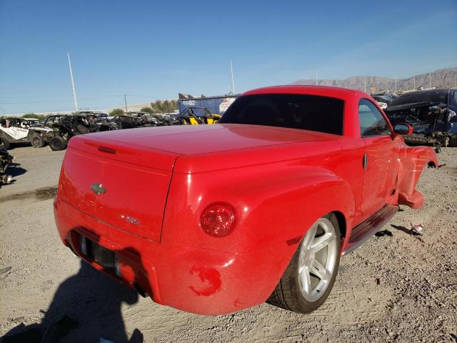 1GCES14P43B102813 - 2003 CHEVROLET SSR 红色 照片 4
