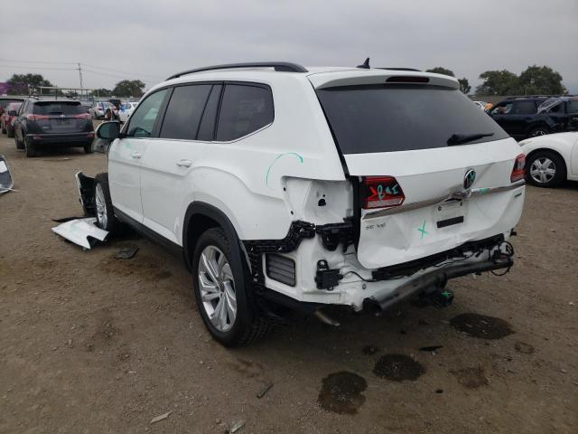 1V2KR2CA6MC571493 - 2021 VOLKSWAGEN ATLAS SE WHITE photo 3