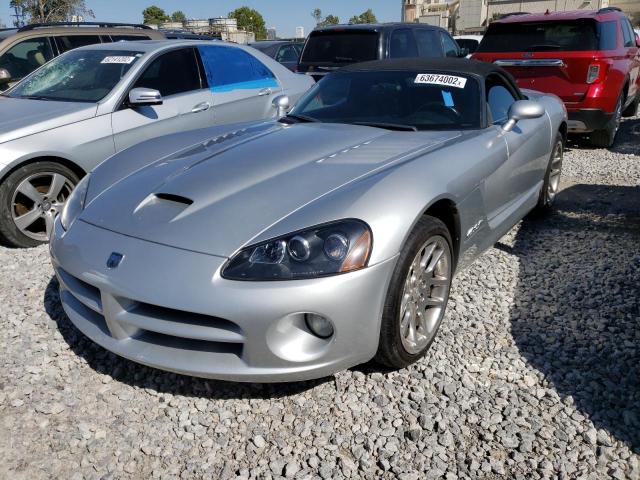 1B3JR65ZX3V500339 - 2003 DODGE VIPER SRT- SILVER photo 2