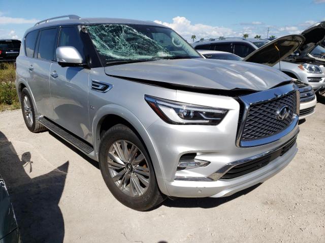 JN8AZ2NF2K9687102 - 2019 INFINITI QX80 LUXE SILVER photo 1