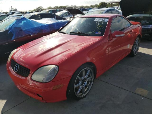 WDBKK49F41F176516 - 2001 MERCEDES-BENZ SLK 230 KO RED photo 2