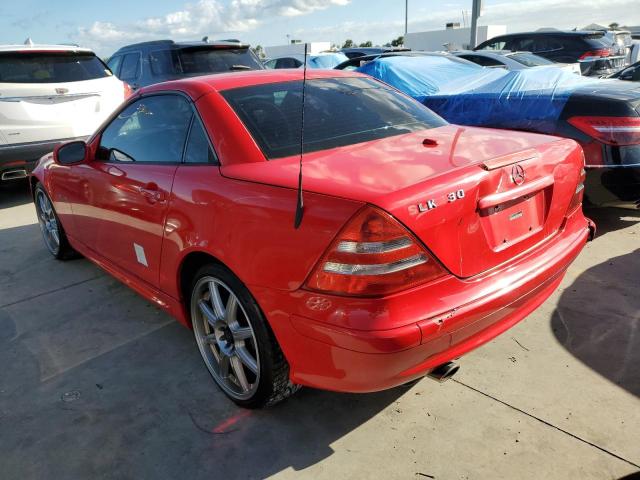 WDBKK49F41F176516 - 2001 MERCEDES-BENZ SLK 230 KO RED photo 3