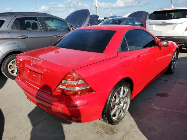 WDBKK49F41F176516 - 2001 MERCEDES-BENZ SLK 230 KO RED photo 4