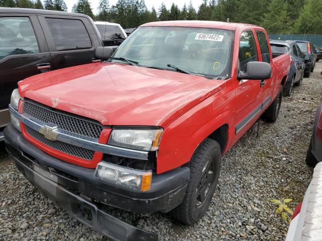 1GCEK19B85Z313777 - 2005 CHEVROLET silverado RED photo 2