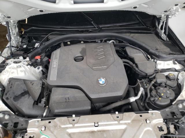 WBA5R7C51KAJ87688 - 2019 BMW 330XI WHITE photo 7