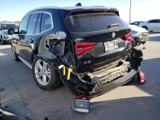5UXTR7C51KLR39497 - 2019 BMW X3 SDRIVE3 Қара фото 3